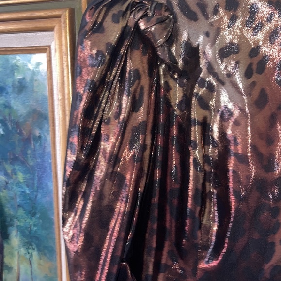 NEW $2,825 POP Animal PRINT VERSACE MINI LEOPARD DRESS 8 46 - Picture 9 of 16